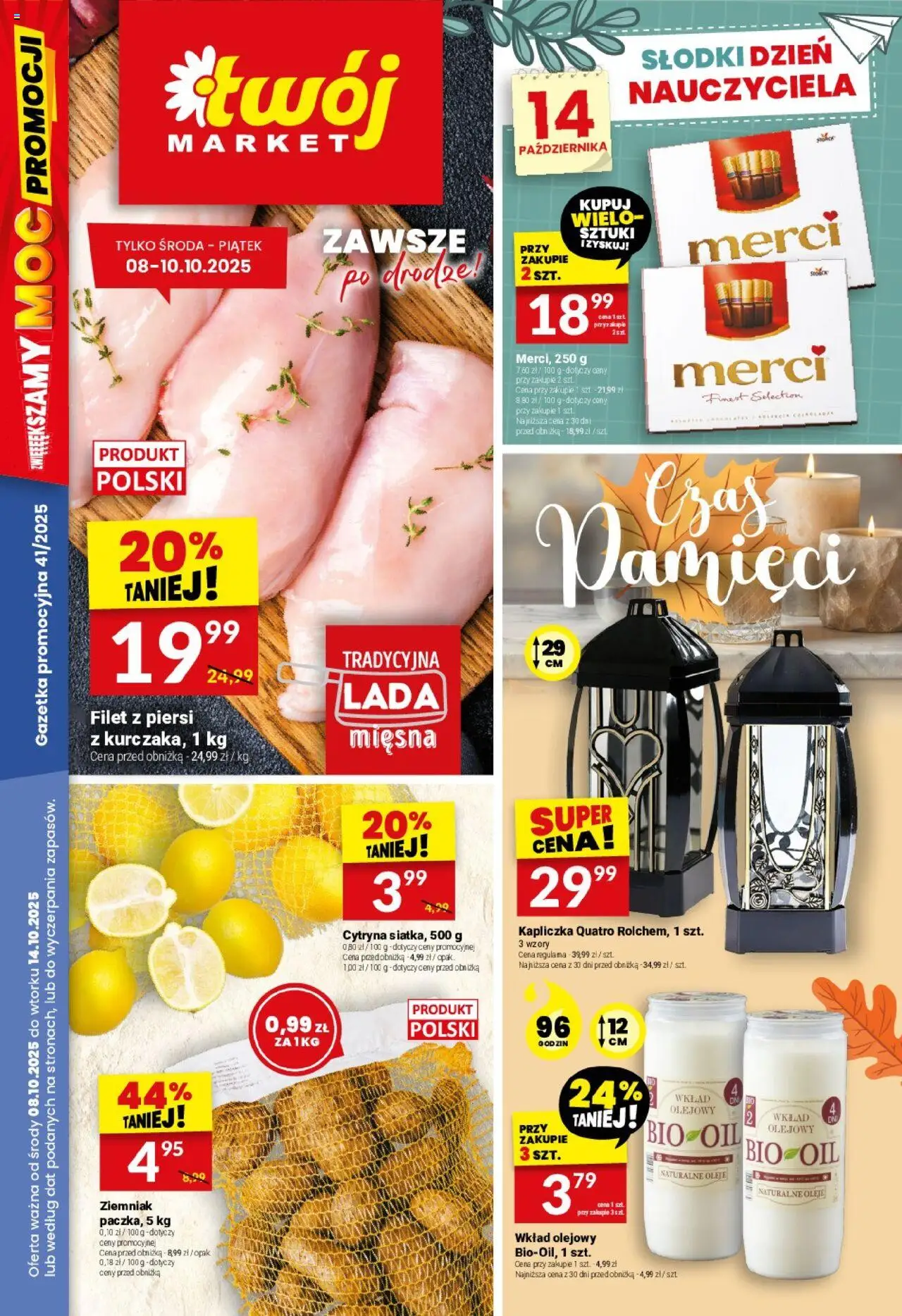 Twój Market Gazetka od 08.10.2025 - Nowa Gazetka - Numer strony 1