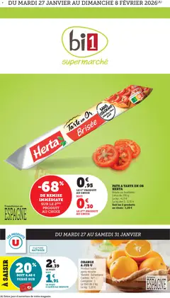 Prévisualisation de Offre de la semaine du magasin bi1 formulaire valide 27/01/2026