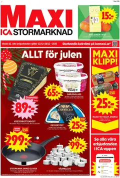 Förhandsgranska reklamblad Nacka från butik ICA Maxi gäller från 22/12/2025