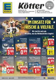 Vorschau von dem Prospekt des Geschäftes Edeka, gültig ab dem 01.12.2025