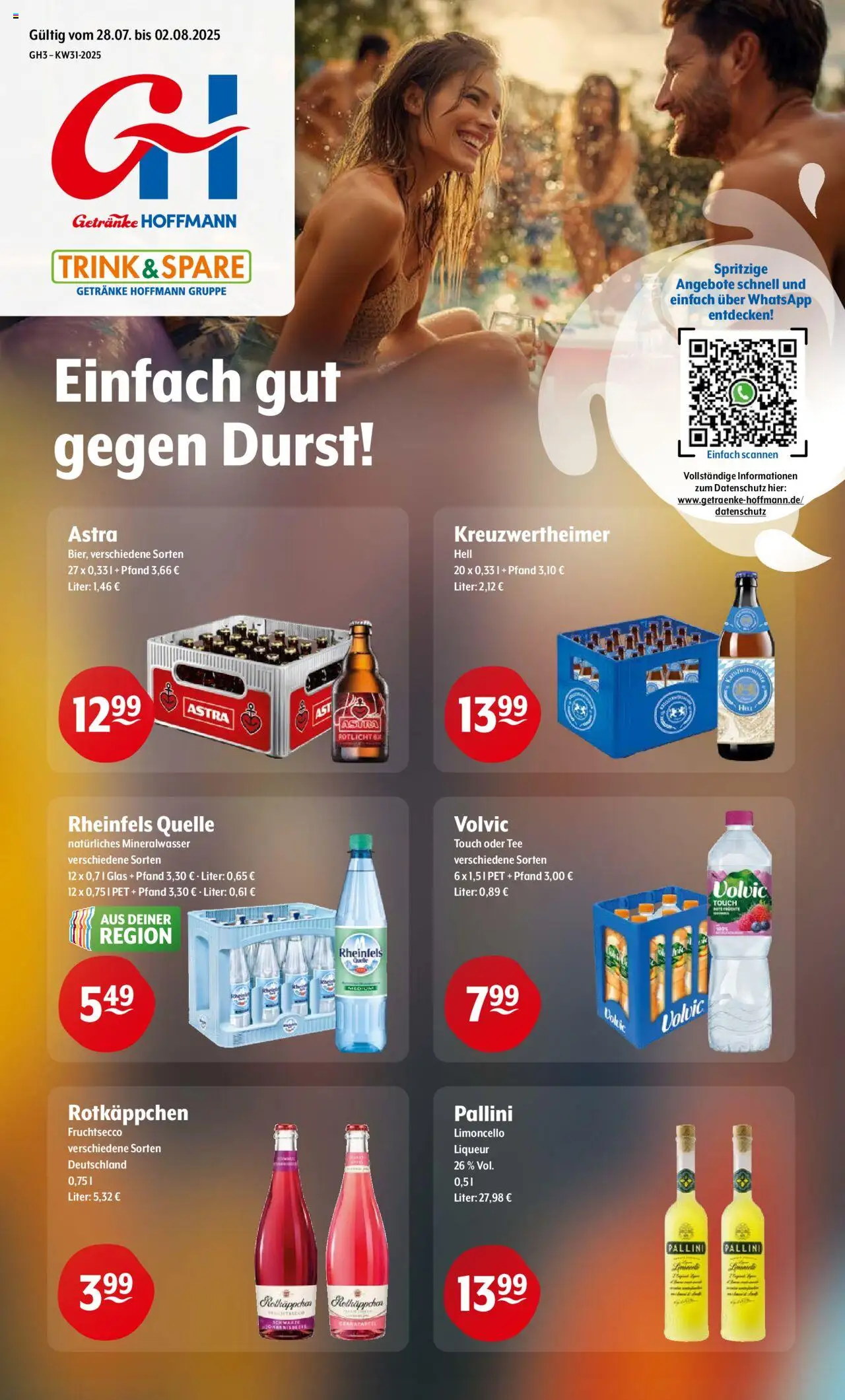 Trink und Spare Prospekt (vom 28.07.2025 - 02.08.2025)