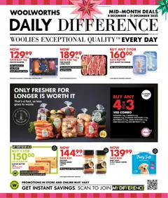 Preview of Woolworths flyer valid from 08/12/2025