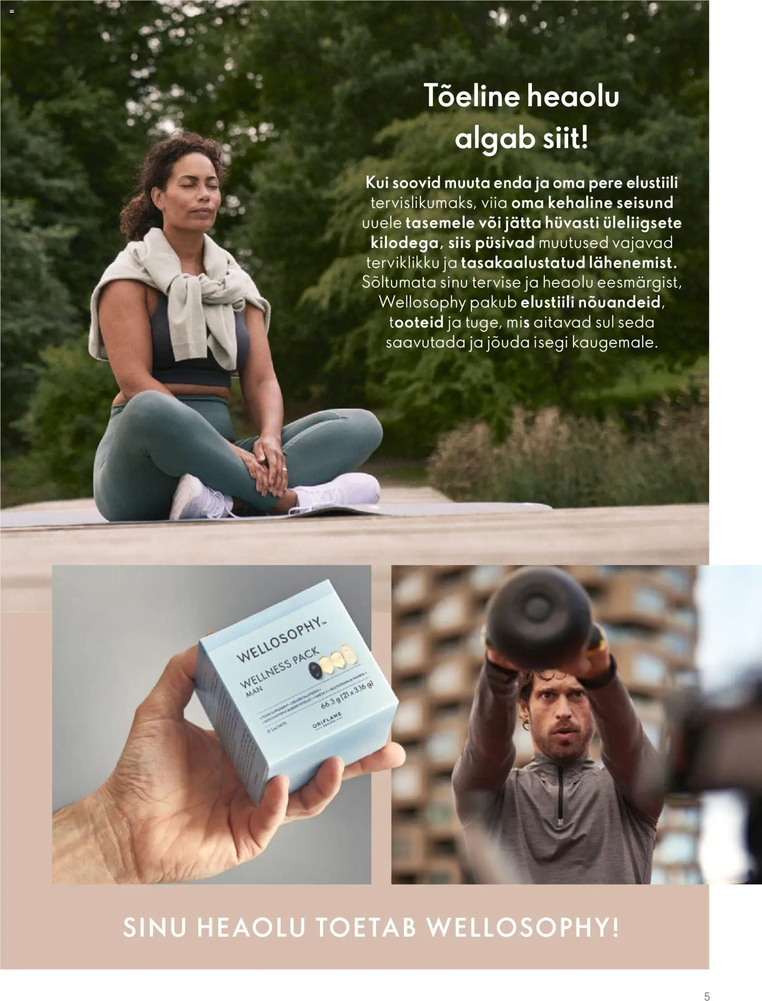 Oriflame kliendilehe eelvaade alates 2025.01.01