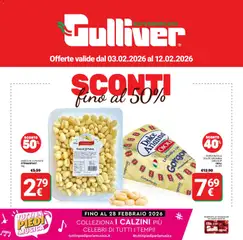 Anteprima dell'opuscolo Attuale volantino dal negozio Gulliver valido da 03/02/2026