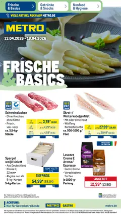 Vorschau von dem Prospekt des Geschäftes Metro, gültig ab dem 13.04.2026