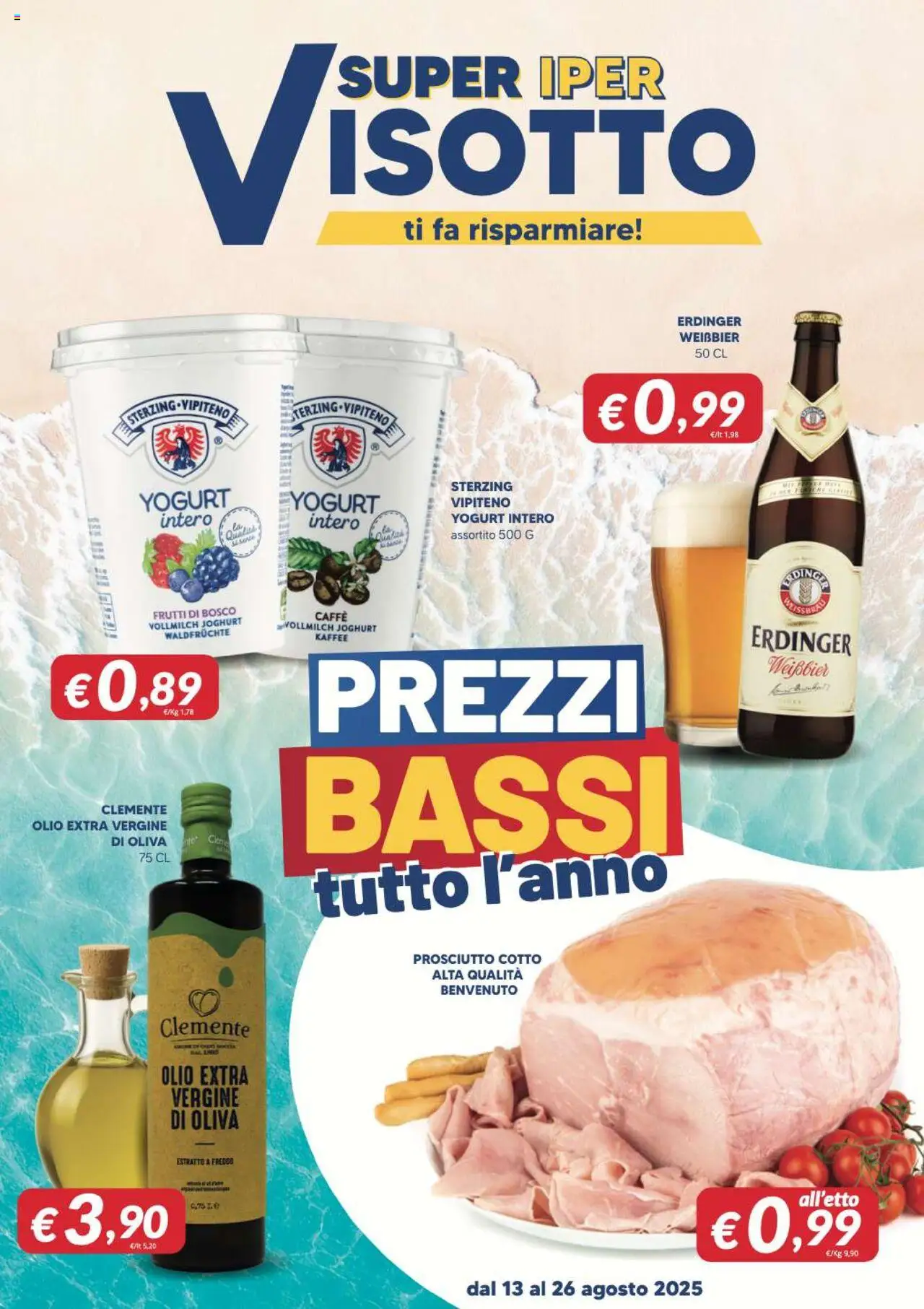 Volantino Visotto valido da 13/08/2025 numero di pagina 1