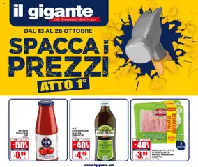 Anteprima dell'opuscolo Attuale volantino dal negozio Il Gigante valido da 13/10/2025