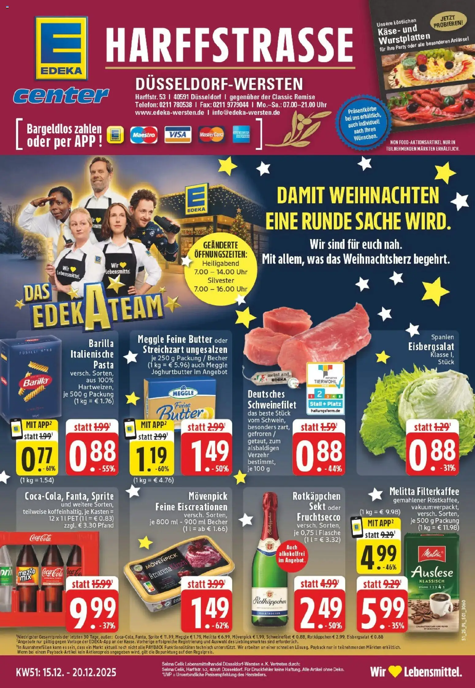 Vorschau von dem Prospekt des Geschäftes Edeka, gültig ab dem 15.12.2025