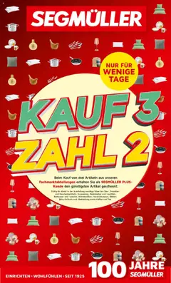 Vorschau von dem Prospekt des Geschäftes Segmüller, gültig ab dem 13.07.2025