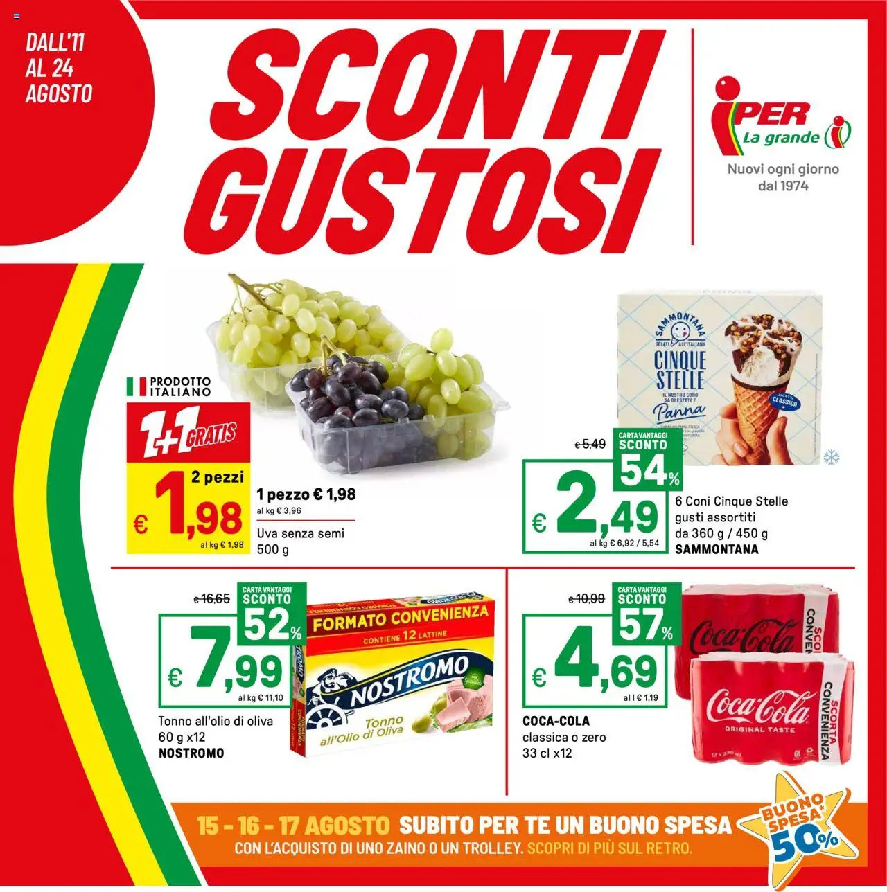 Volantino Iper valido da 11/08/2025 numero di pagina 1