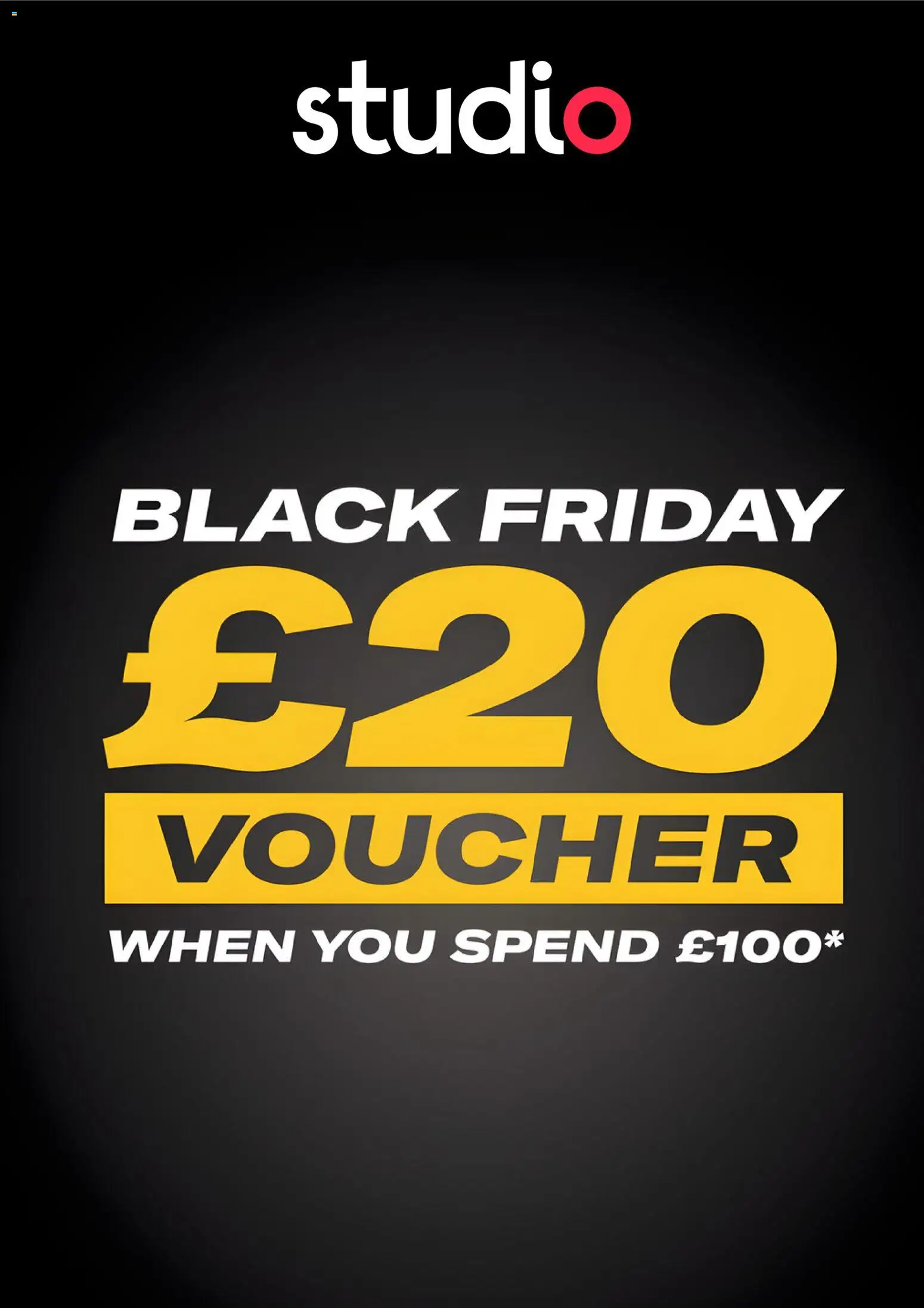Preview of Studio Black Friday valid from 21/11/2025
