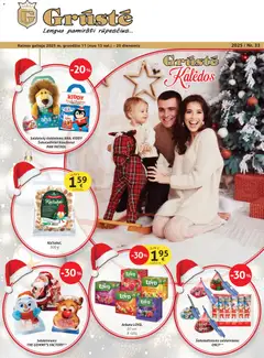 GRUSTE parduotuvės leidinio Leidinys galiojančio nuo 2025.12.11 peržiūra