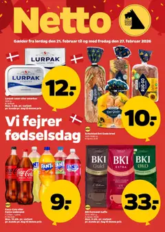 Eksempel på tilbudsavis Tilbudsavis fra butik Netto gyldig fra 21/02/2026