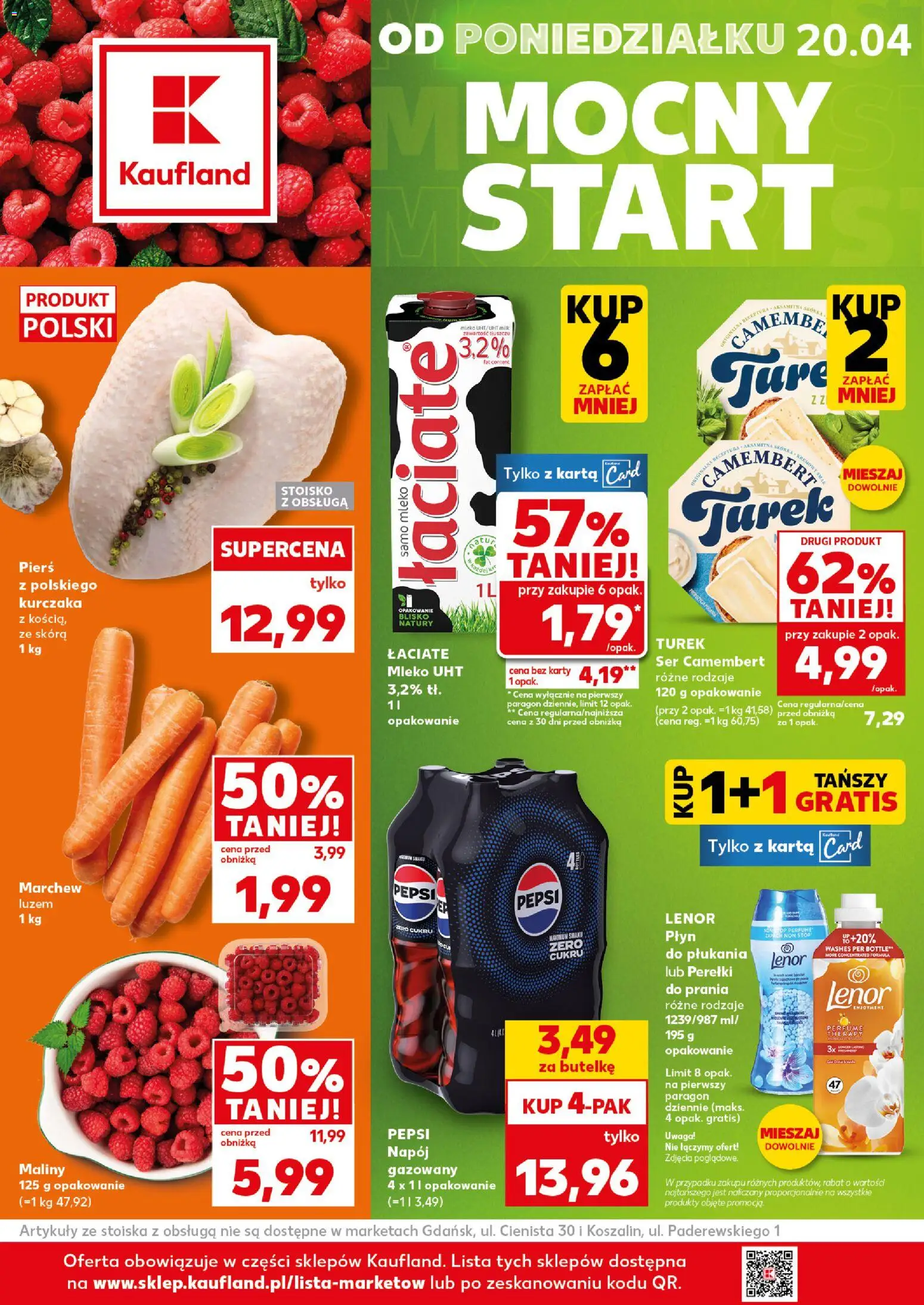Náhled nabídky: Kaufland Polsko Kaufland Polsko leták - Mocny start platný od 20.04.2026