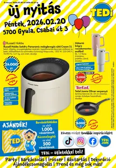 TEDi - Akciós újság TEDi Gyula megtekintése, amely érvényes 2026.02.20.-től