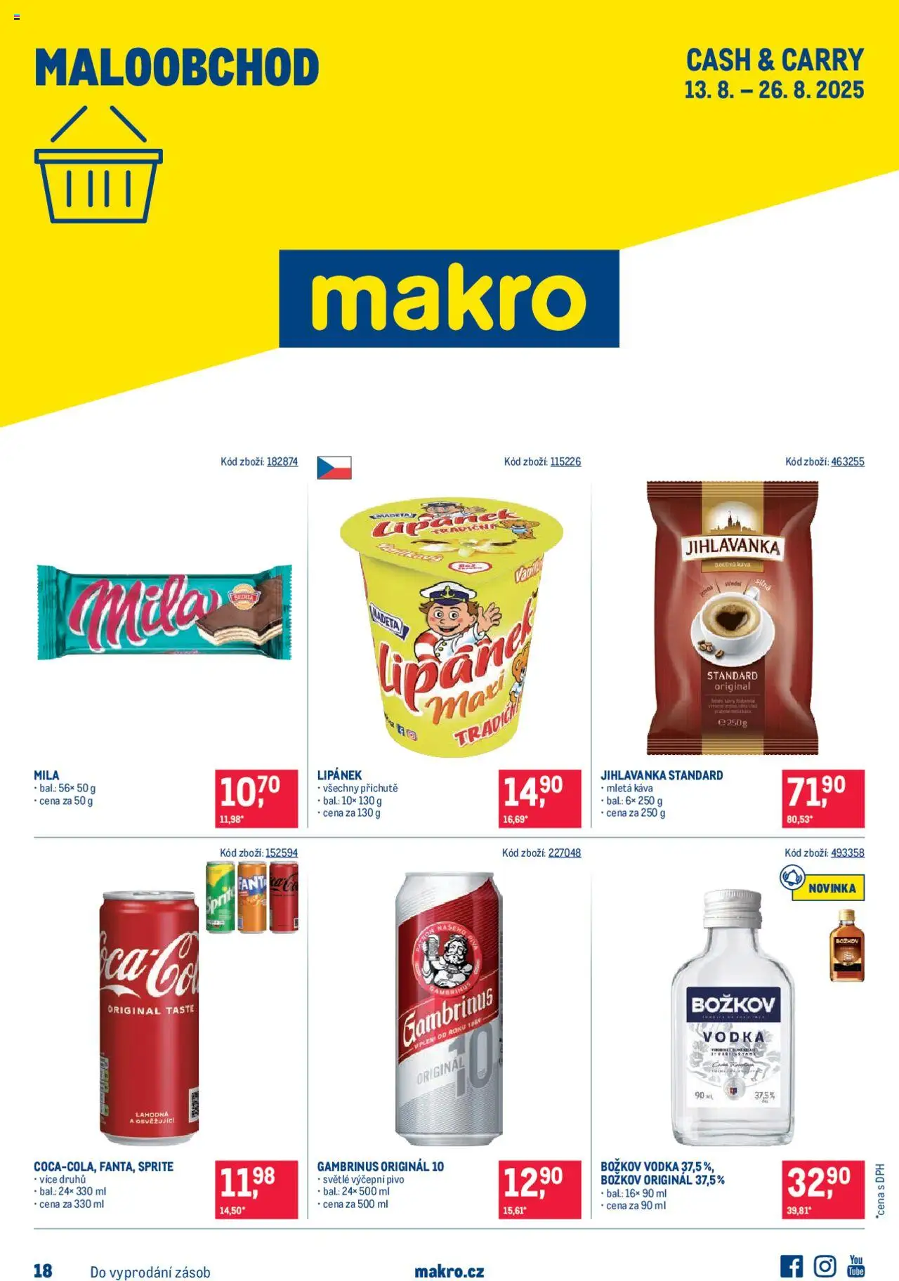  Makro Leták - Maloobchod od 13.08.2025 - Akce Makro