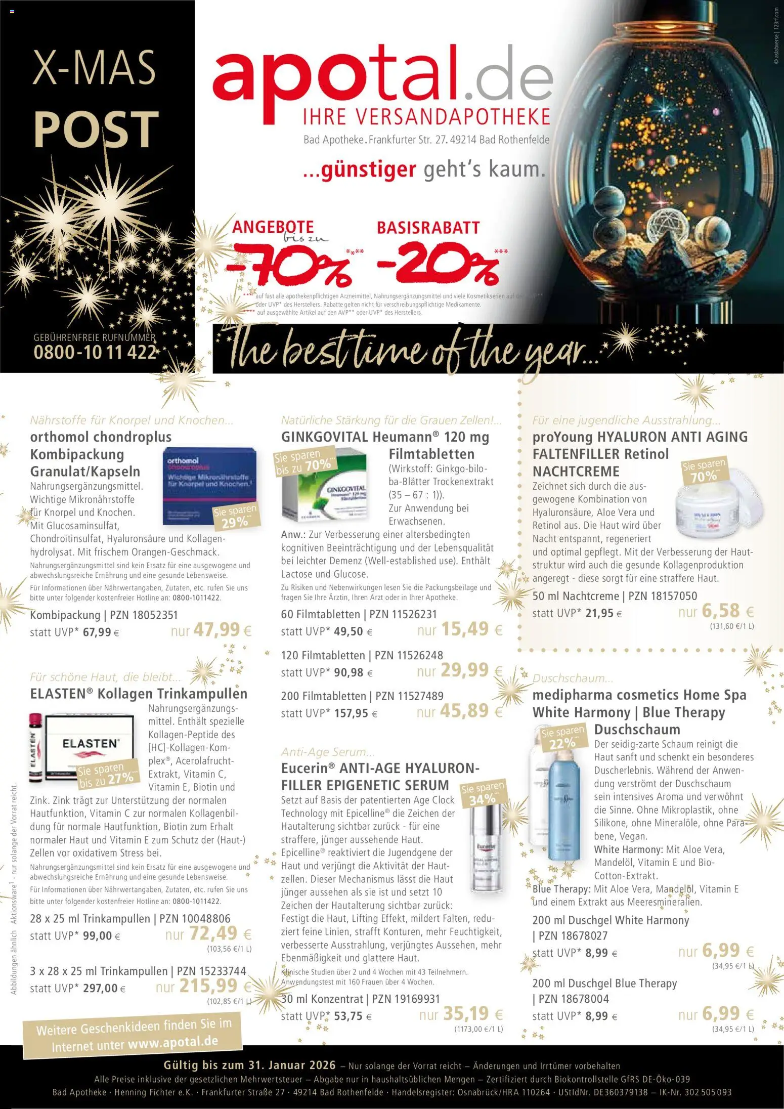 Vorschau von dem Prospekt des Geschäftes Apotal, gültig ab dem 10.12.2025