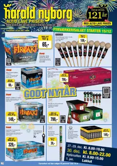 Eksempel på tilbudsavis Nytår fra butik Harald Nyborg gyldig fra 15/12/2025