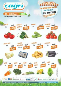 Çağrı Market Çağrı Market - Manav Katalog 09.04.2026 - Broşürünün önizlemesi