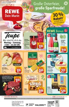 Vorschau von dem Prospekt des Geschäftes Rewe, gültig ab dem 30.03.2026