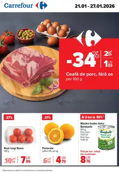 Previzualizarea de cataloage: Carrefour Catalog nou valabil de la 21.01.2026