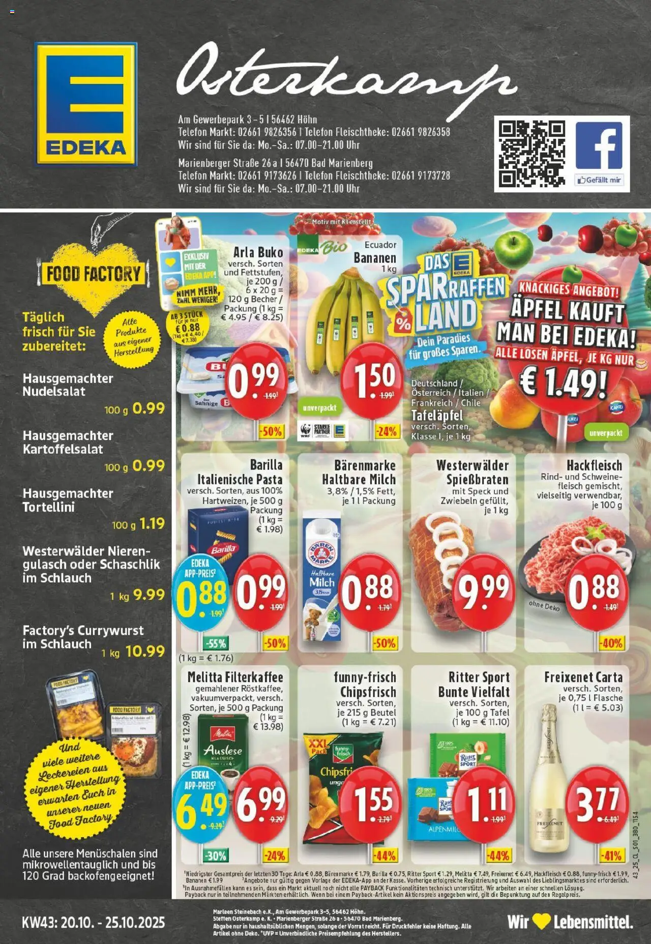 EDEKA Prospekt ab 19.10.2025 - Prospekt Höhn Online