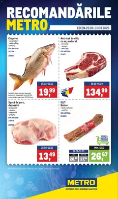 Previzualizarea de cataloage: Metro Catalog nou valabil de la 23.02.2026