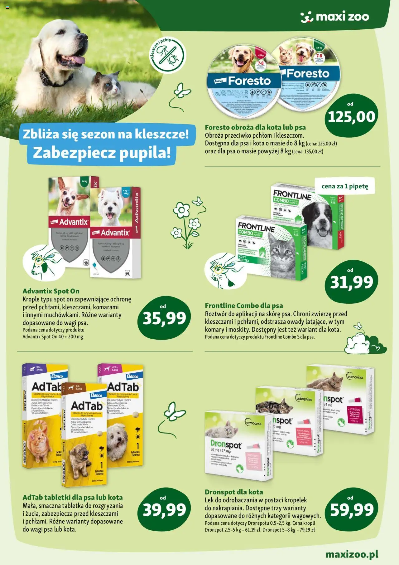 Maxi Zoo Foresto od 01.04.2025 - Nowa Gazetka - Numer strony 1