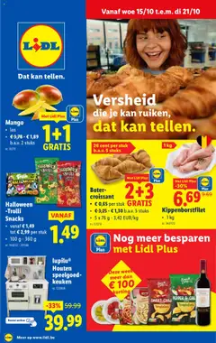 Voorbeeld van Folder week 42 van winkel Lidl geldig vanaf 15/10/2025