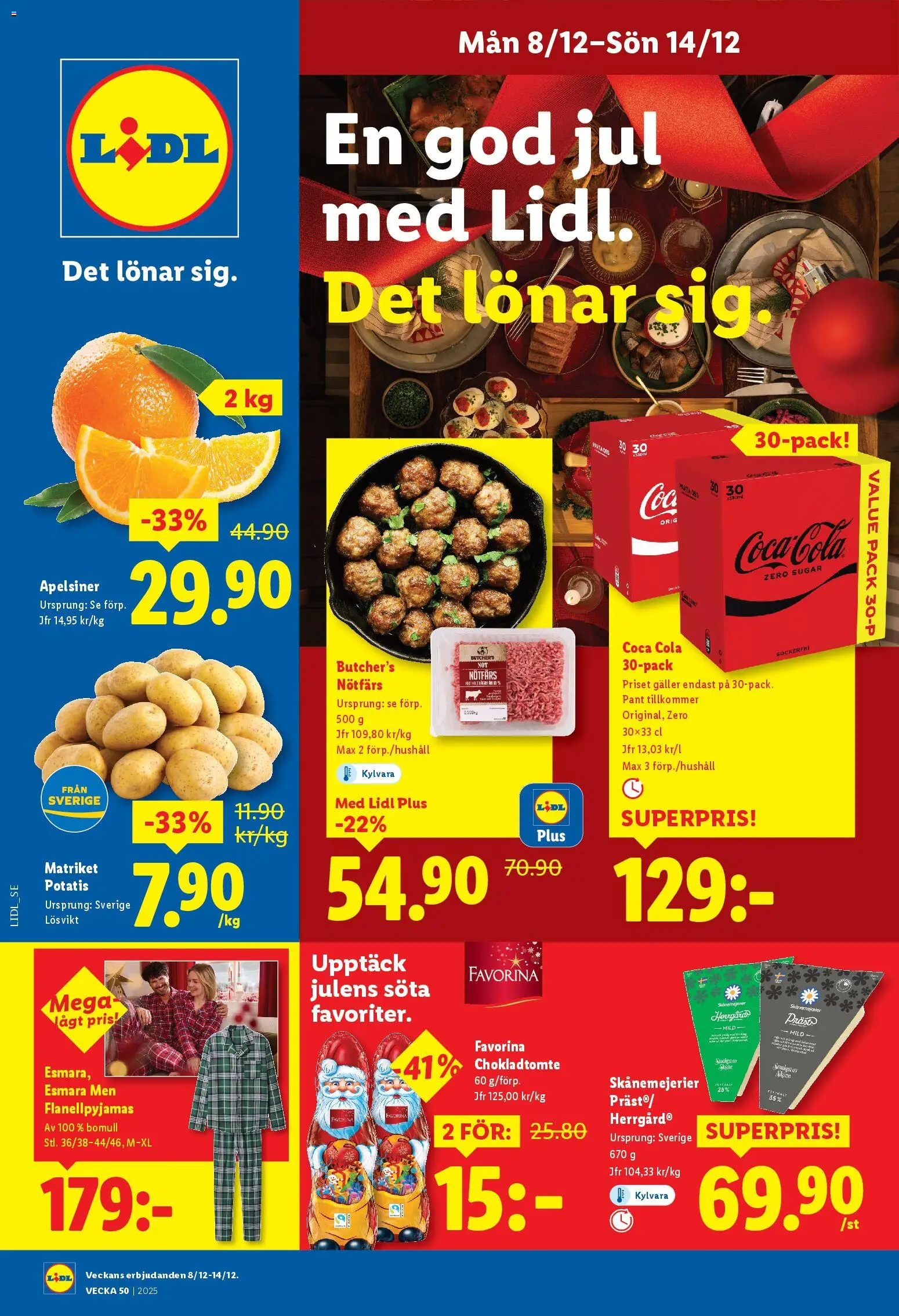Förhandsgranska reklamblad Aktuella reklamblad Lidl från butik Lidl gäller från 08/12/2025