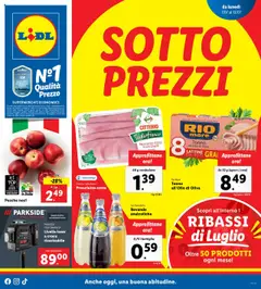 Anteprima dell'opuscolo Attuale volantino dal negozio Lidl valido da 07/07/2025