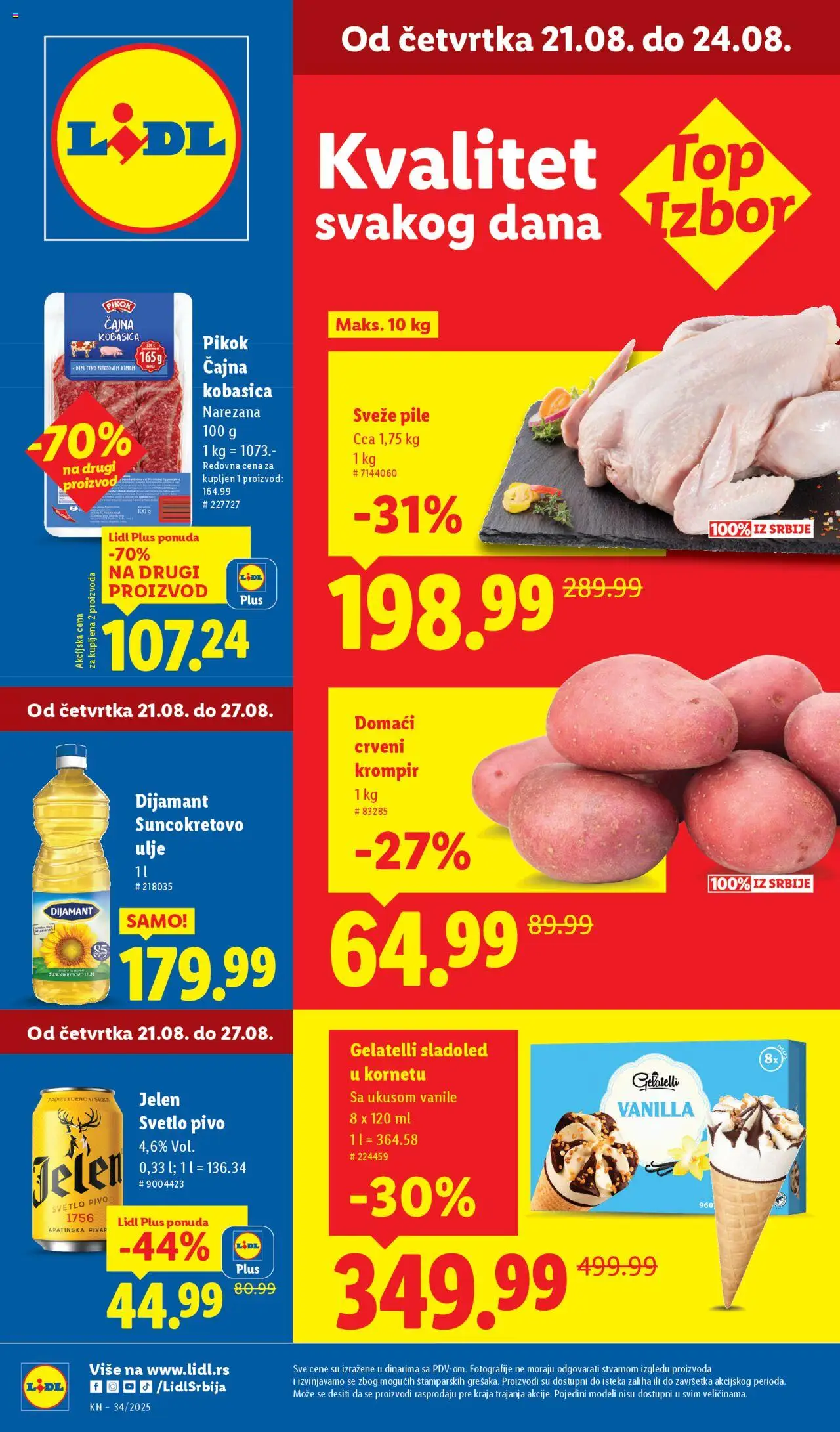 Lidl katalog važi od 21.08.2025 - stranica 1