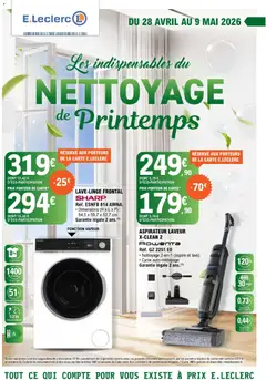 Prévisualisation de E.Leclerc Nettoyage de printemps du magasin E.Leclerc formulaire valide 28/04/2026