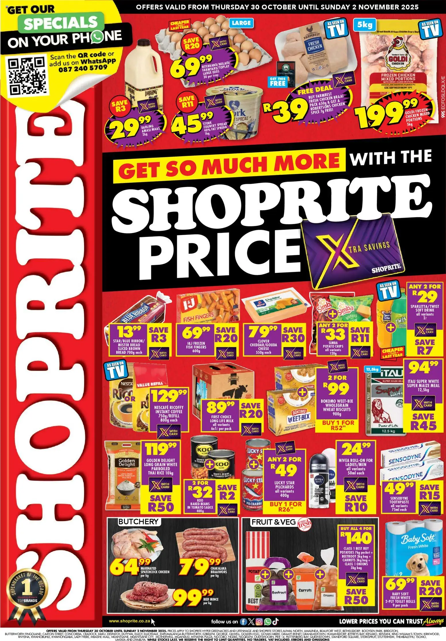 Preview of Shoprite flyer valid from 30/10/2025