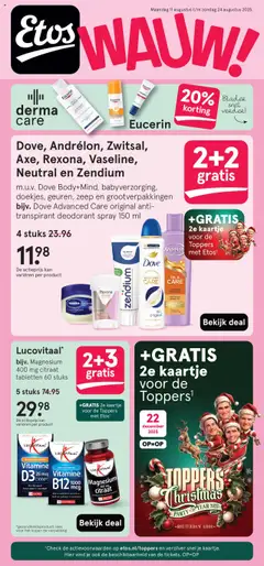 Voorbeeld van Folder van winkel Etos geldig vanaf 11-08-2025