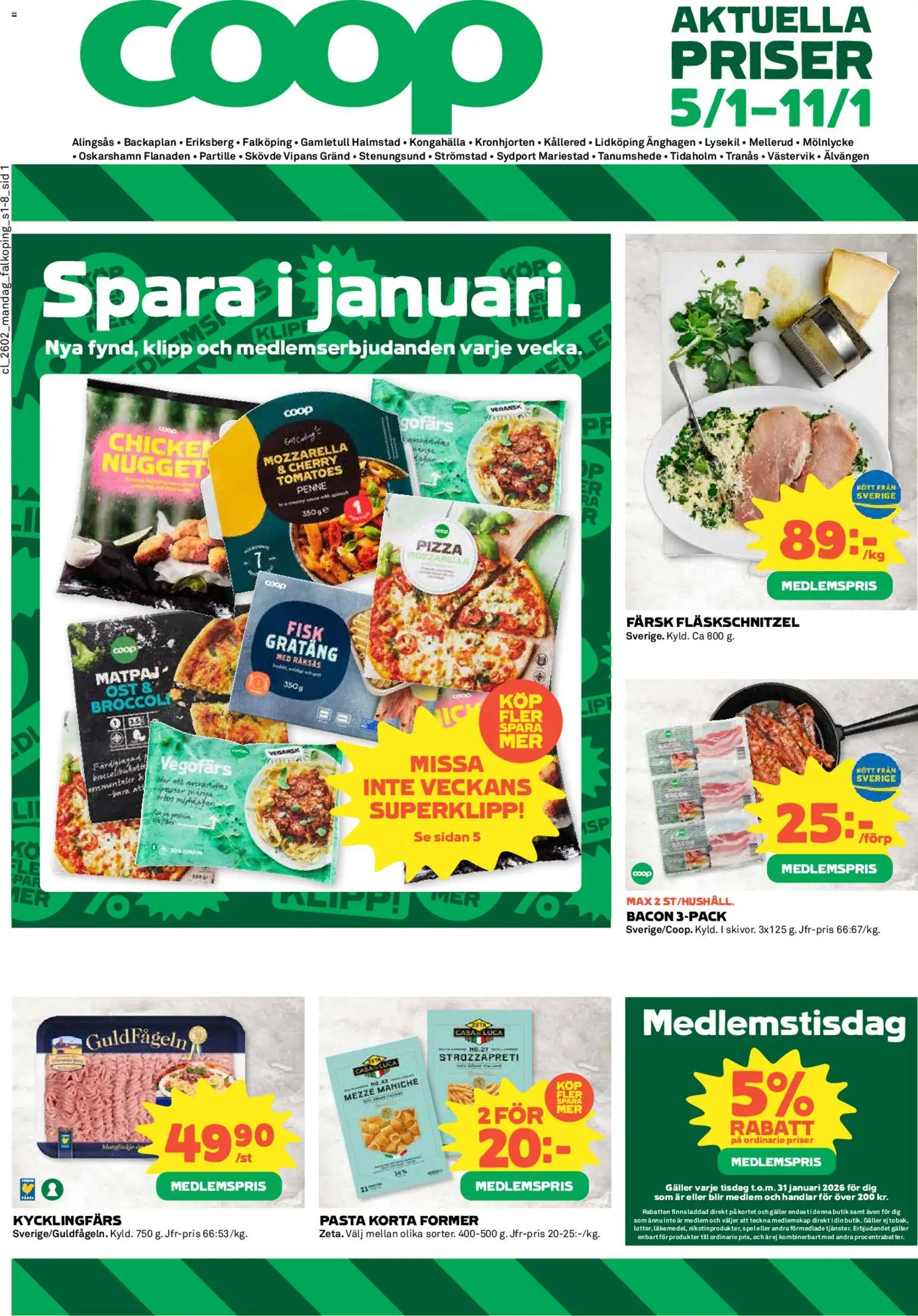 Förhandsgranska reklamblad Aktuella reklamblad Coop från butik Coop gäller från 05/01/2026