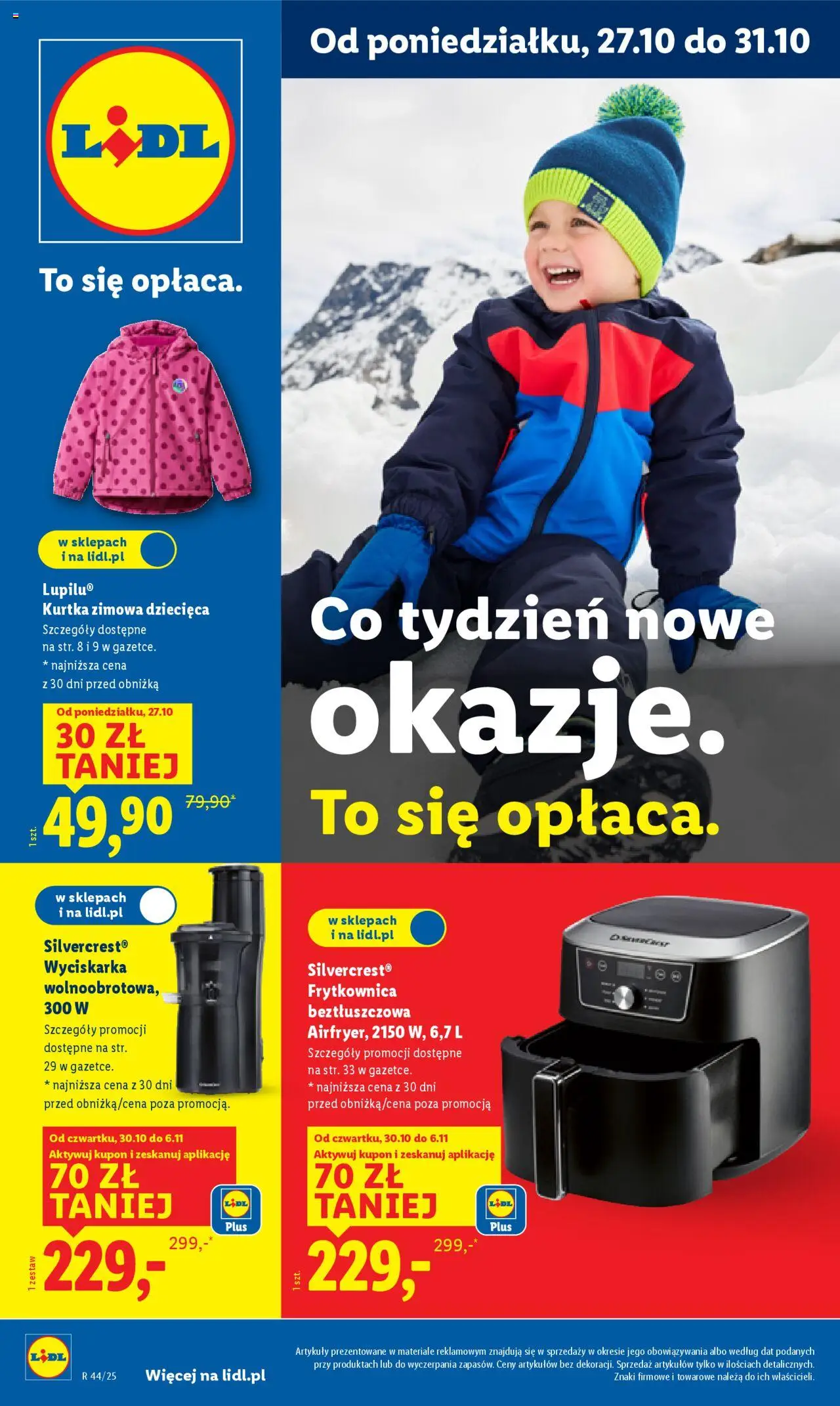 LIDL gazetka 27.10.2025 - 31.10.2025 - Najnowsza od czwartku - Numer strony 1