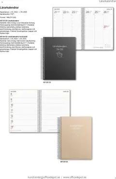 Förhandsgranska reklamblad Aktuella reklamblad Office Depot - Lärarkalendrar från butik Office Depot gäller från 01/09/2025 | Sida : 3