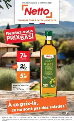 Prévisualisation de Catalogue du magasin Netto formulaire valide 16/09/2025