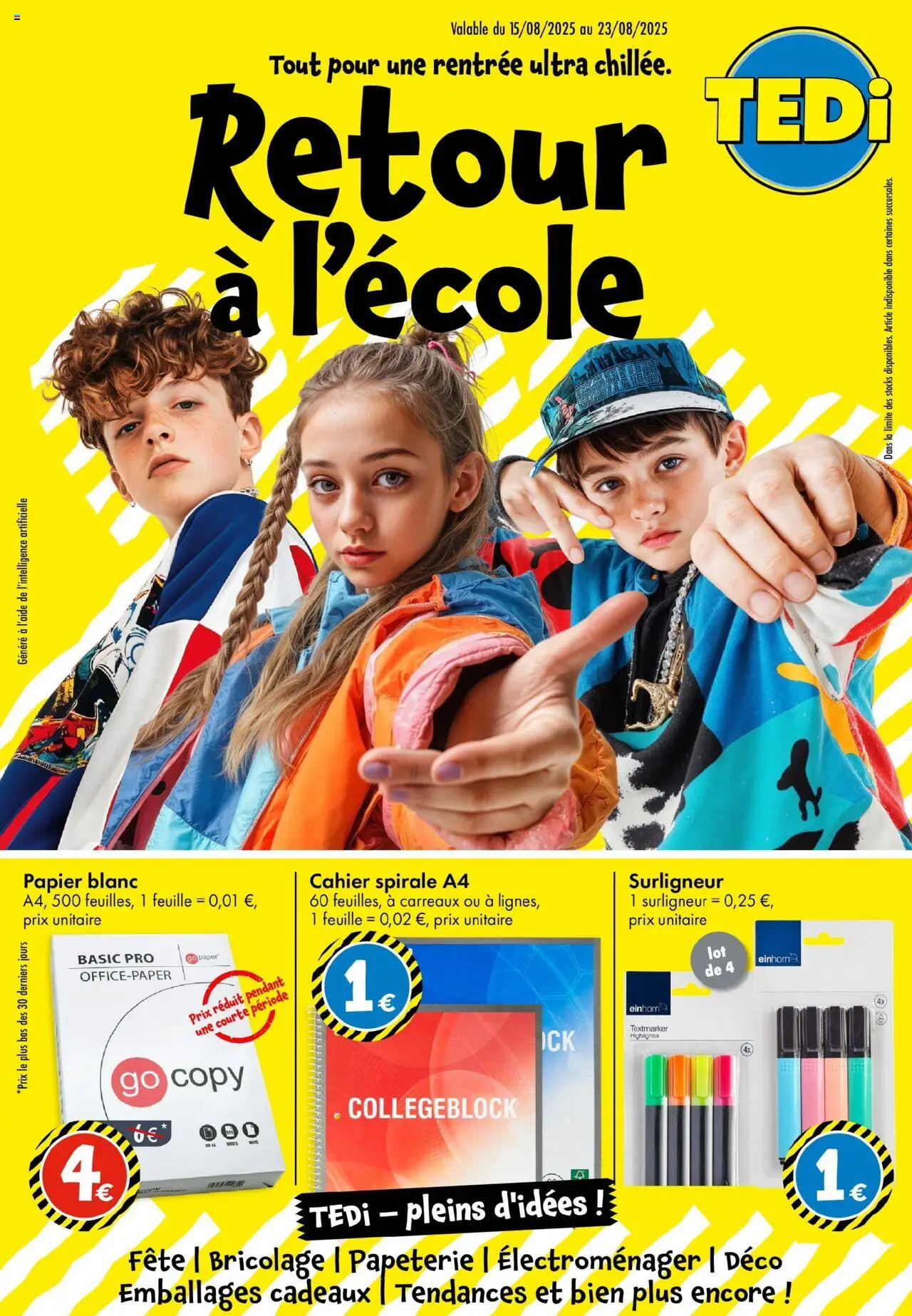 Nouvelle Ouverture de la boutique TEDi valable du 13/08/2025 - Page numéro 1