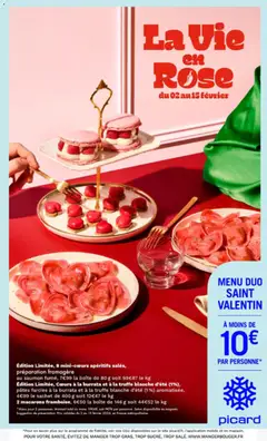 Prévisualisation de Prospectus La Vie en Rose du magasin Picard formulaire valide 02/02/2026