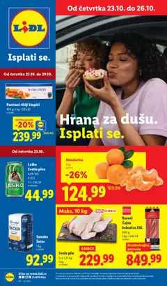 Pregled Lidl kataloga - važi od 23.10.2025