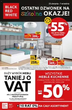Pogląd gazetki "Promocje" ze sklepu Black Red White ważnej od 25.08.2025