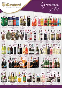 GRUSTE parduotuvės leidinio GRUSTE leidinys - Gėrimų gidas galiojančio nuo 2026.04.01 peržiūra