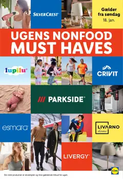 Eksempel på tilbudsavis Nonfood fra butik Lidl gyldig fra 18/01/2026
