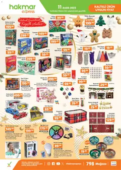 Hakmar Express Perşembe Aktüel Ürünler 11.12.2025 - Broşürünün önizlemesi