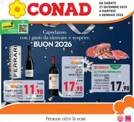 Anteprima dell'opuscolo Attuale volantino dal negozio Conad valido da 27/12/2025
