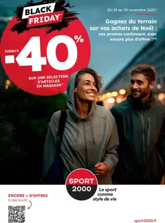 Prévisualisation de Black Friday du magasin Sport 2000 formulaire valide 24/11/2025