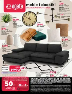 Pogląd gazetki "Gazetka" ze sklepu Salony Agata ważnej od 27.01.2026