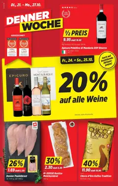 Vorschau des Merkblatts Aktionen vom Shop Denner gültig von 21.10.2025 bis 27.10.2025